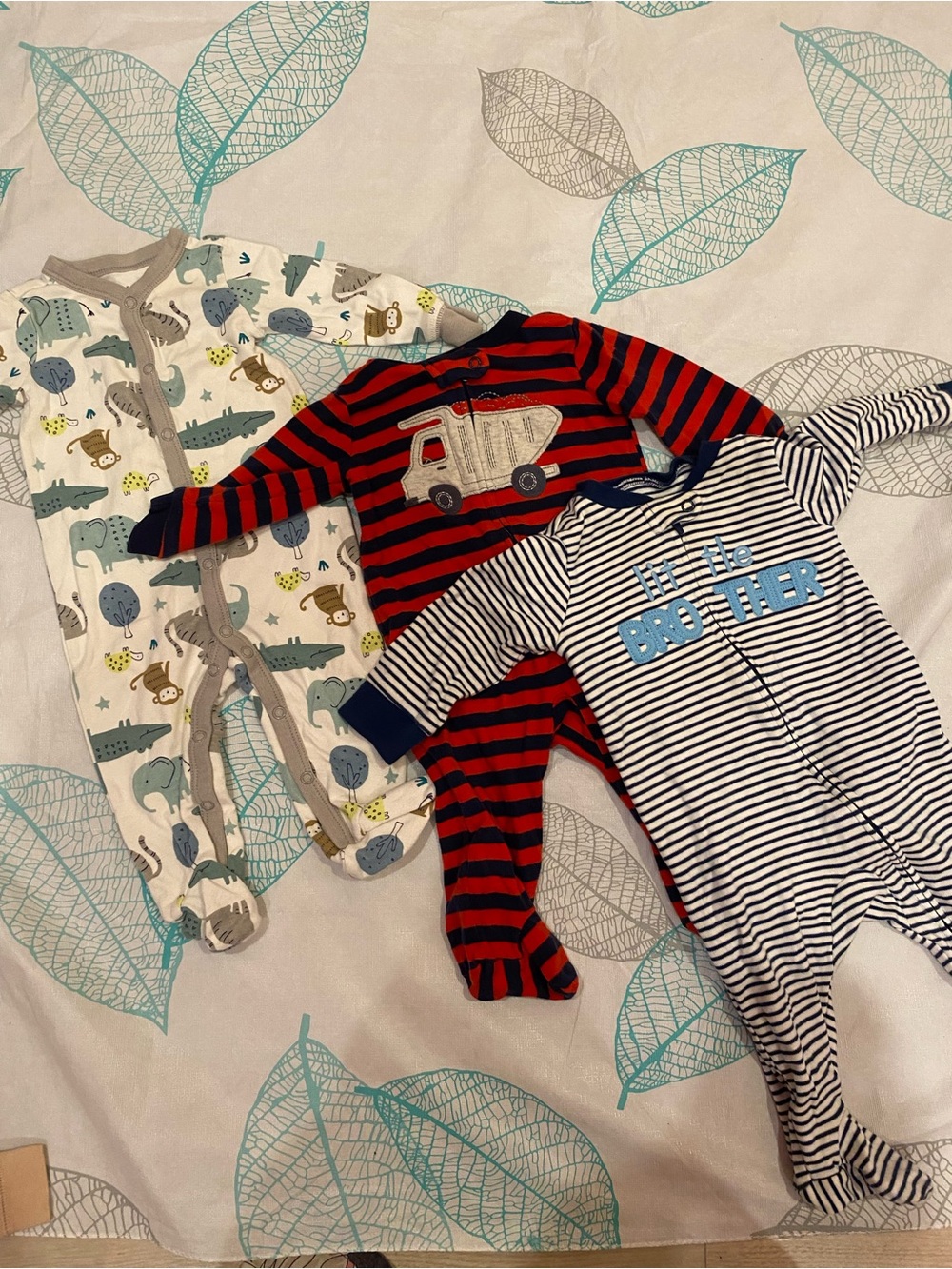 3 pc Carters footed pyjamas